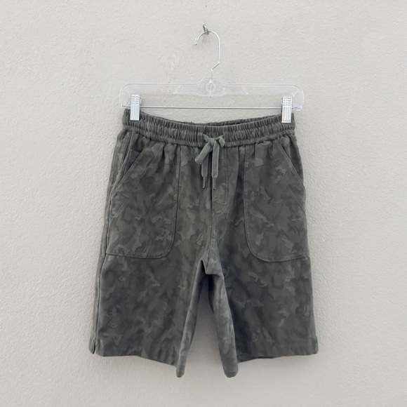Athleta Farallon Short Bermuda Cotton Camo Olive Green Casual Lounge Travel 0 - Picture 4 of 10
